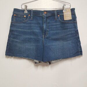 Madewell Shorts Womens W32 High-Rise Denim Karnes Wash 4" Inseam N0726 New